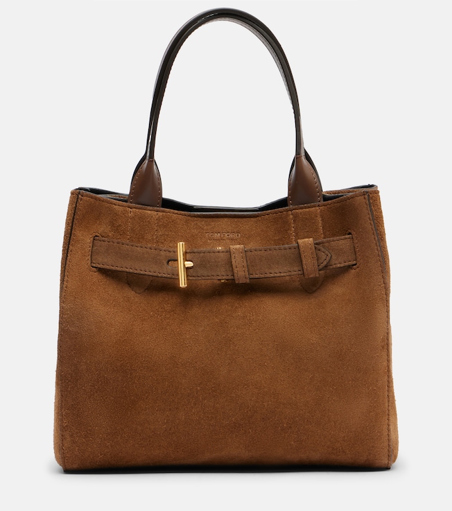 Audrey Small suede tote bag