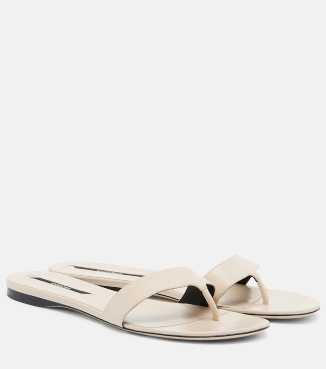 Helix leather thong sandals