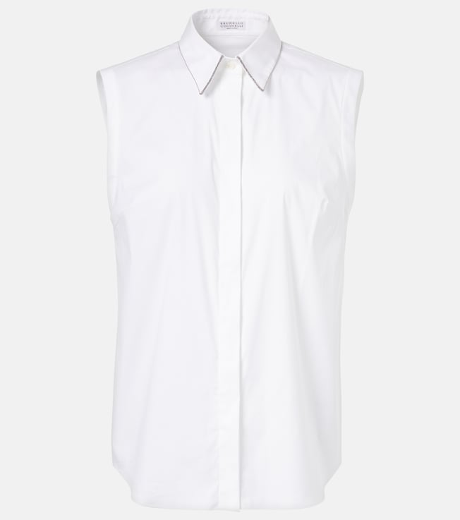 Cotton-blend shirt