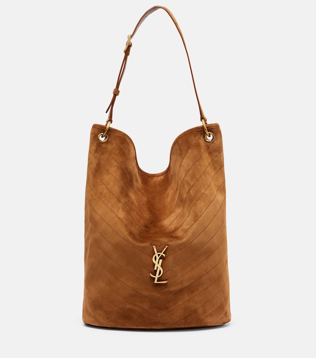 Niki Cassandre suede bucket bag
