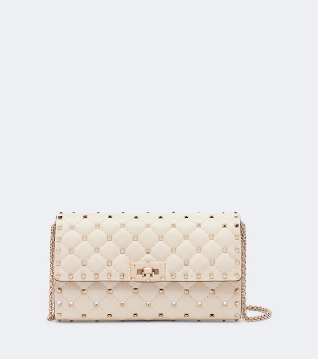 Rockstud Spike Small leather crossbody bag