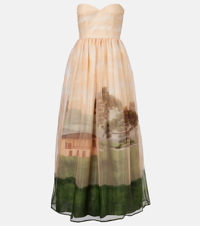 Tonia Páramo printed cocktail dress