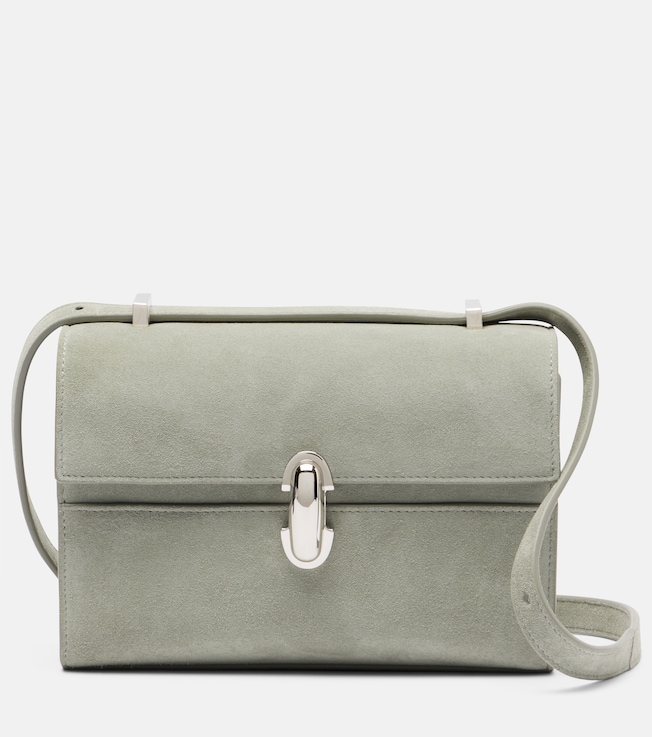 Symmetry 19 Mini suede shoulder bag
