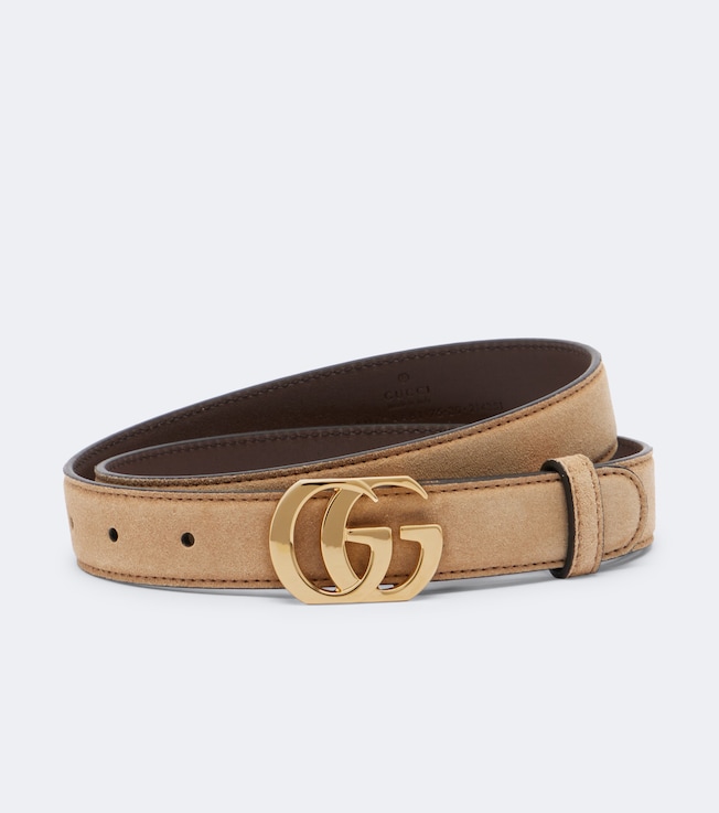 Cut GG Marmont suede belt