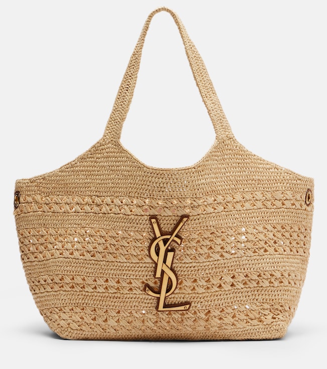 Icare Medium raffia shopper