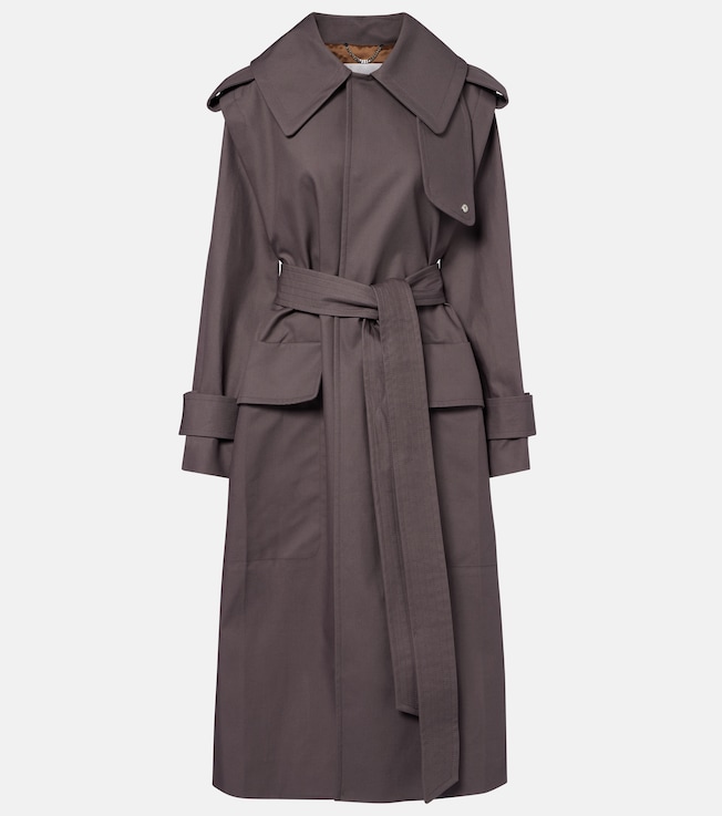 Philippa cotton trench coat