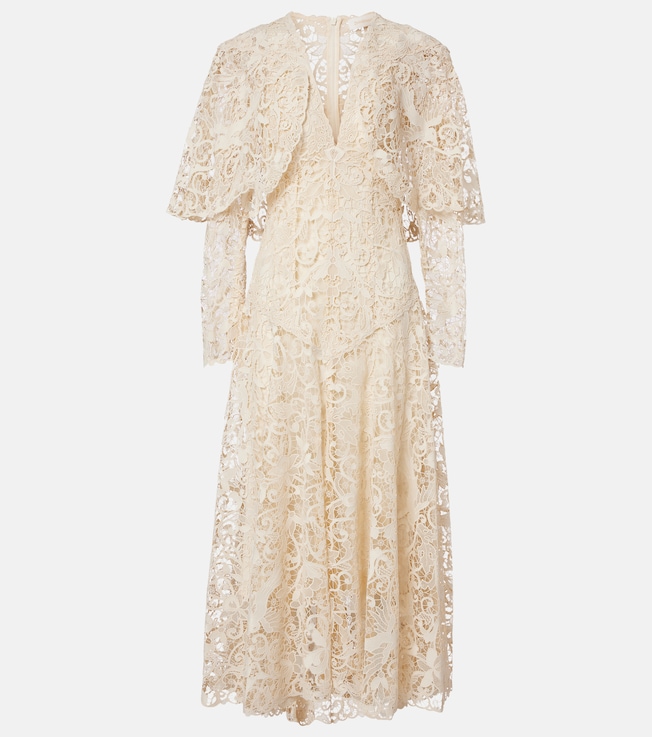 Memento lace midi dress