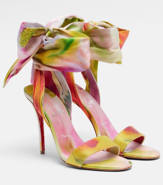 Miss Z Sandal Du Désert crêpe satin sandals