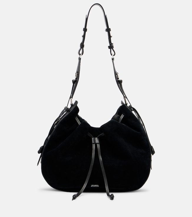 Bolton Medium suede shoulder bag