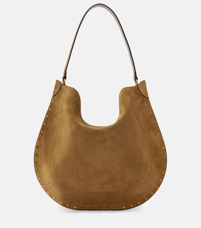 Oskan Large suede shoulder bag