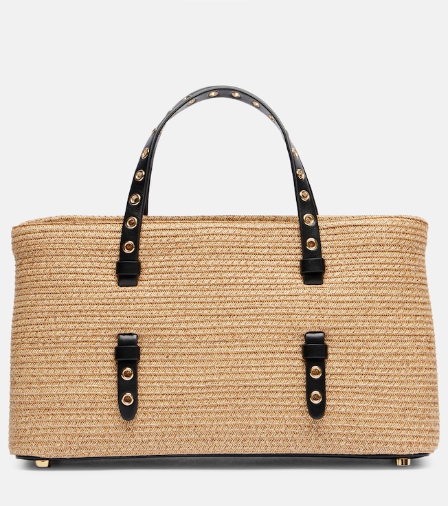 Mina 25 Medium woven tote bag