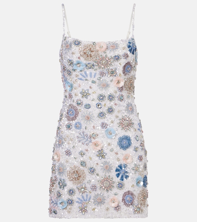 Francesca embellished minidress