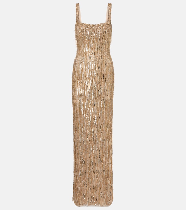 Fleur sequined gown