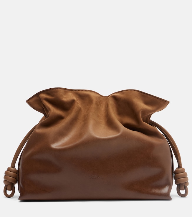 Flamenco Medium suede clutch