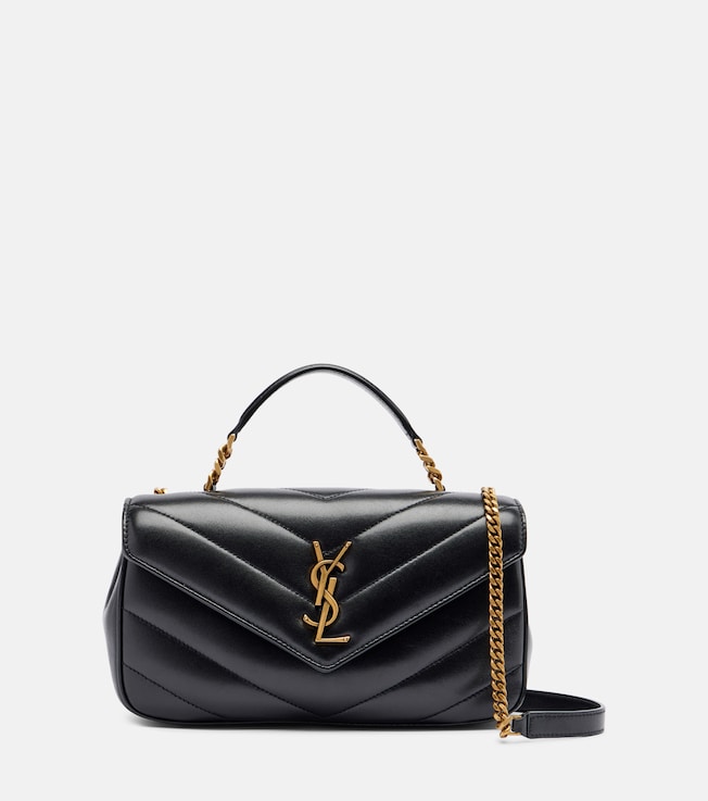 Loulou matelassé leather top-handle bag | Saint Laurent
