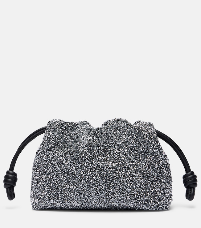 Flamenco Mini beaded clutch