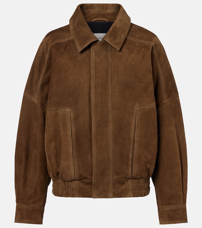 Dalma suede blouson jacket