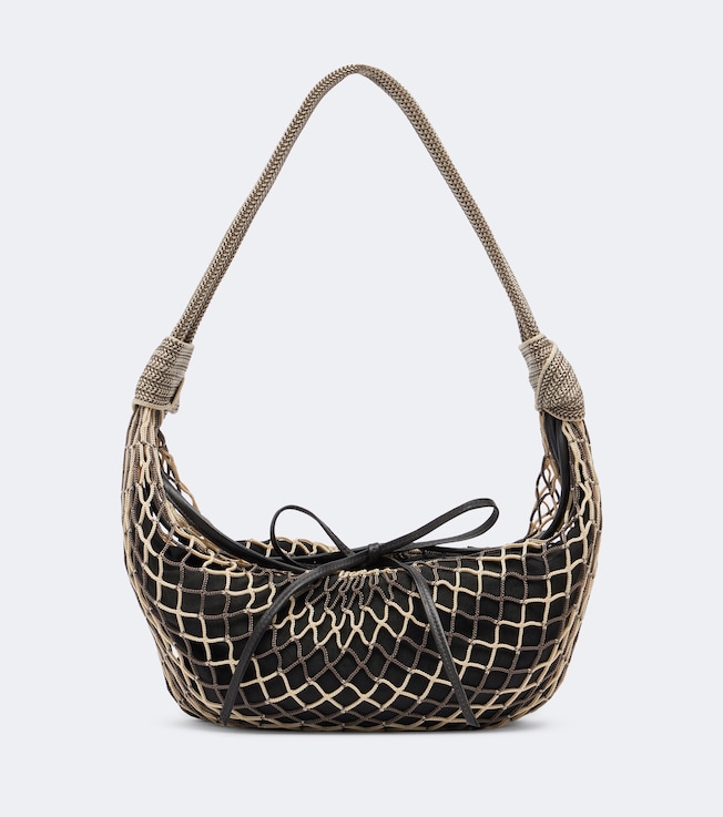 Fortune Croissant Small net shoulder bag