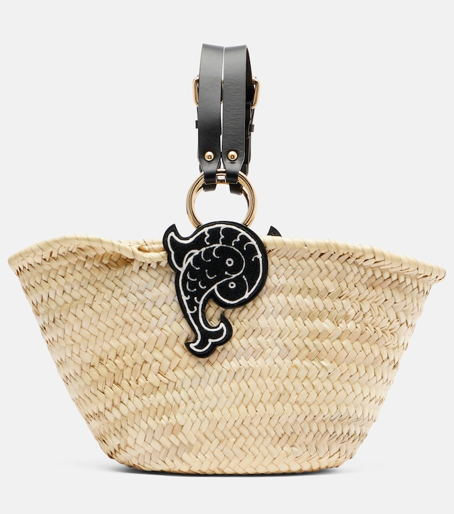 Puccina straw basket bag