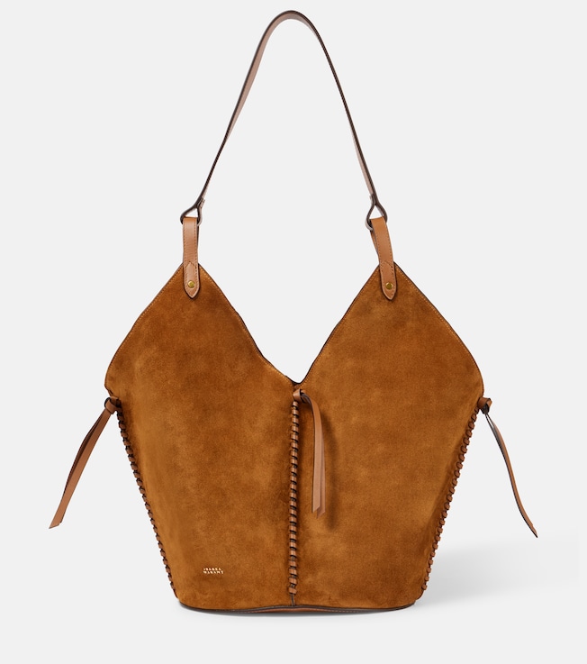 Tampa suede shoulder bag