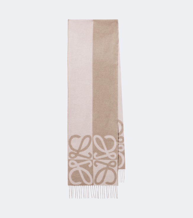 Anagram wool and cashmere scarf