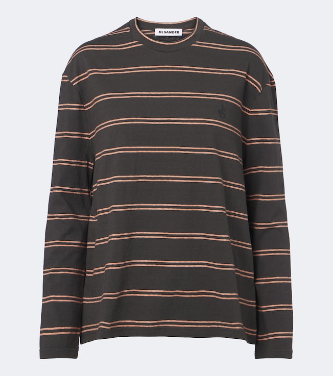 Striped cotton T-shirt