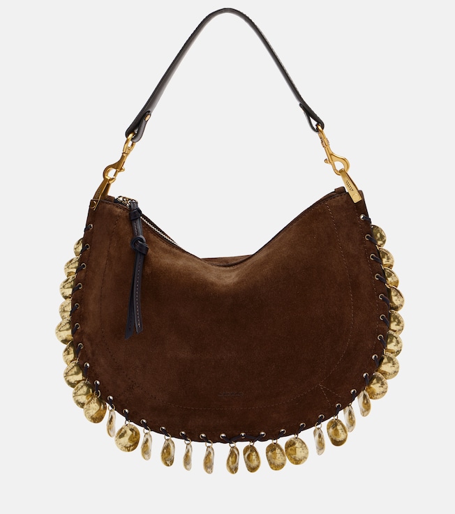Oskan Soft Small suede crossbody bag
