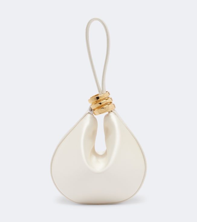 Zambia Mini satin top-handle bag