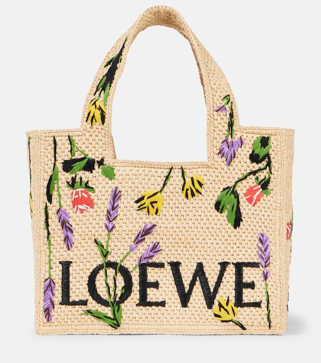 Paula's Ibiza Loewe Font Small top-handle bag