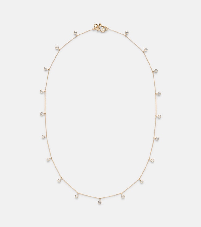 Lou Of The Valley 18kt gold necklace with diamonds