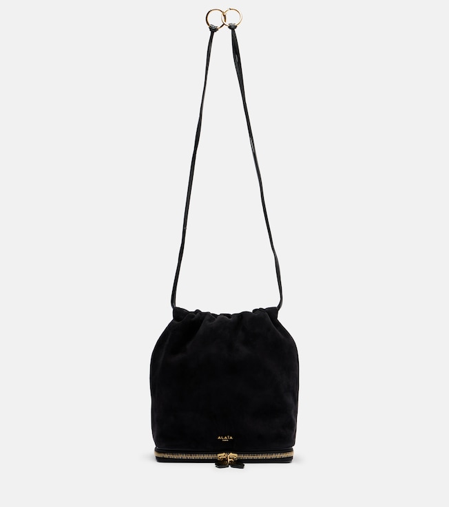 Le Pochon suede bucket bag