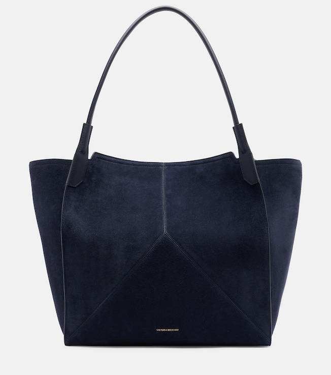 Victoria suede tote bag