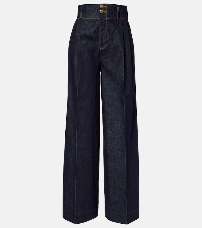 Hypnotic high-rise wide-leg jeans