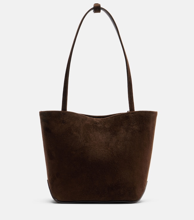 Park Edge Medium suede tote bag