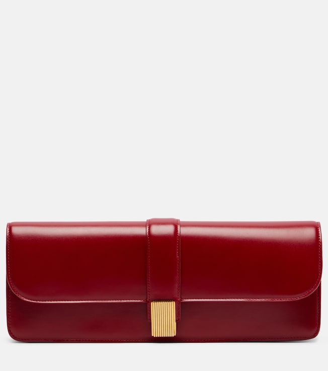 Blake leather clutch