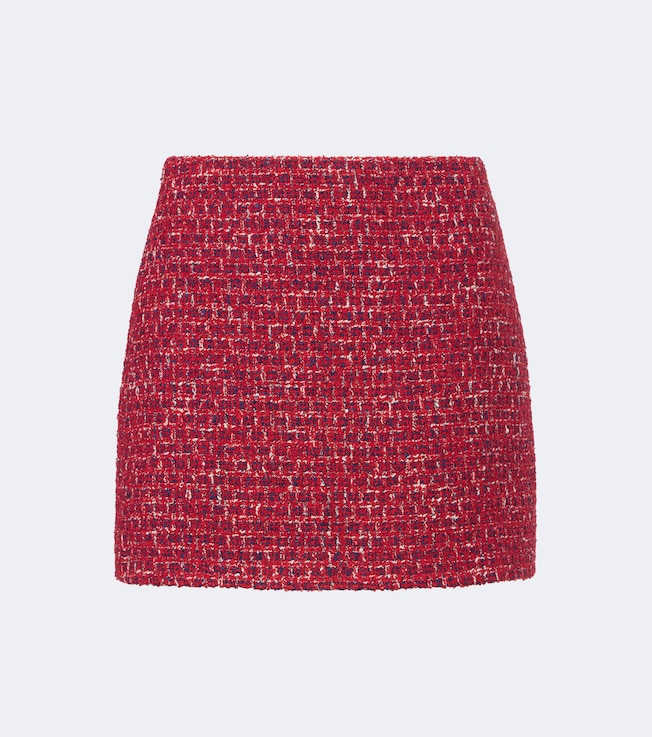 Tweed miniskirt