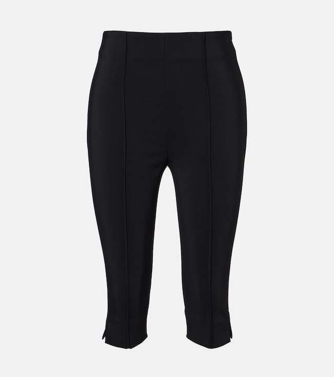 High-rise capri pants
