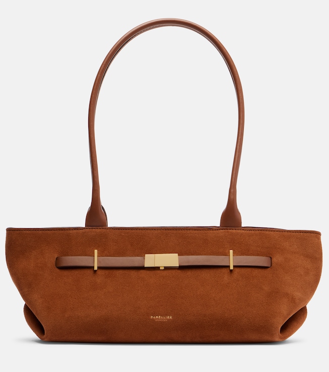 New York suede shoulder bag