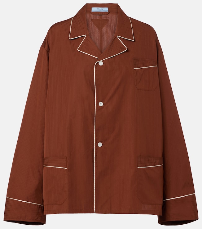 Oversized cotton shirt