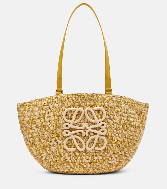 Paula's Ibiza Eclipse Medium raffia basket bag