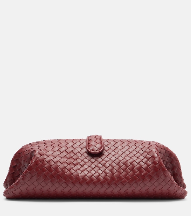 Lauren 1979 Intrecciato leather clutch