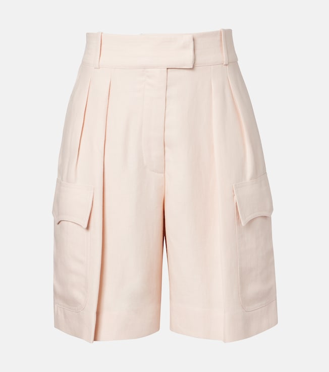 Linen Bermuda shorts