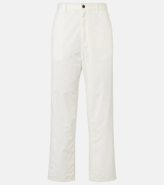 Sharka cotton and cashmere wide-leg pants
