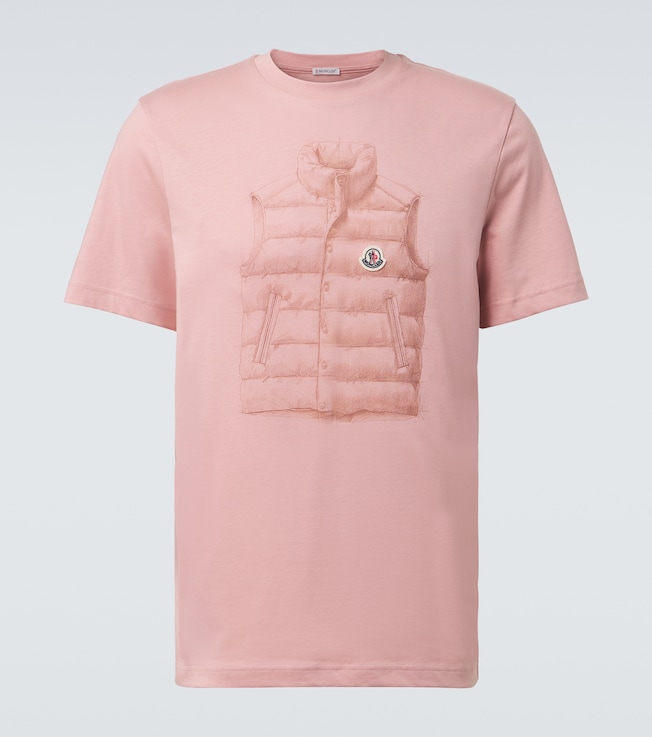 Printed cotton jersey T-shirt | Moncler