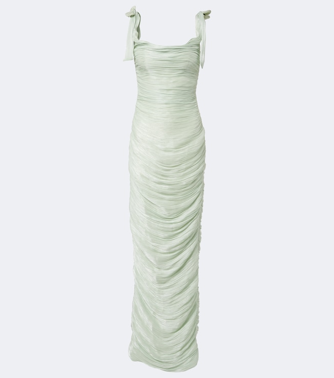 Pleated gown