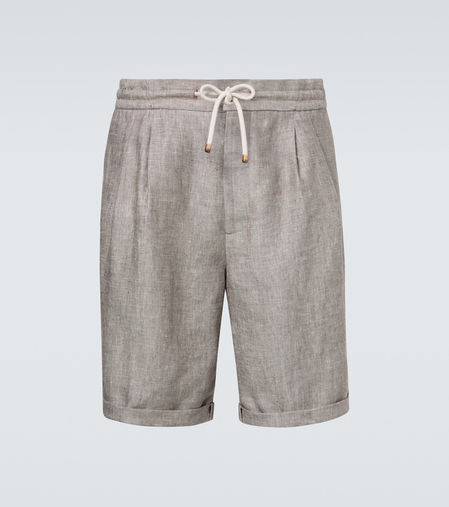 Linen shorts | Brunello Cucinelli