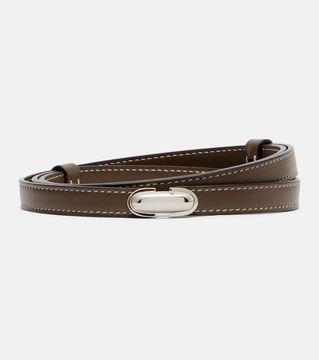 Symmetry leather belt