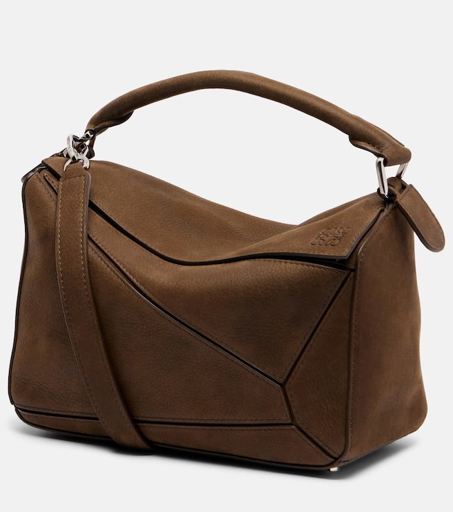 Puzzle Small leather top-handle bag