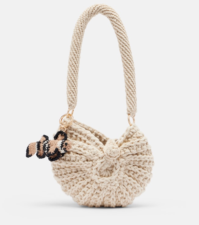 Praia Small crochet shoulder bag