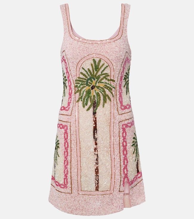 Palm Jumeirah embellished minidress